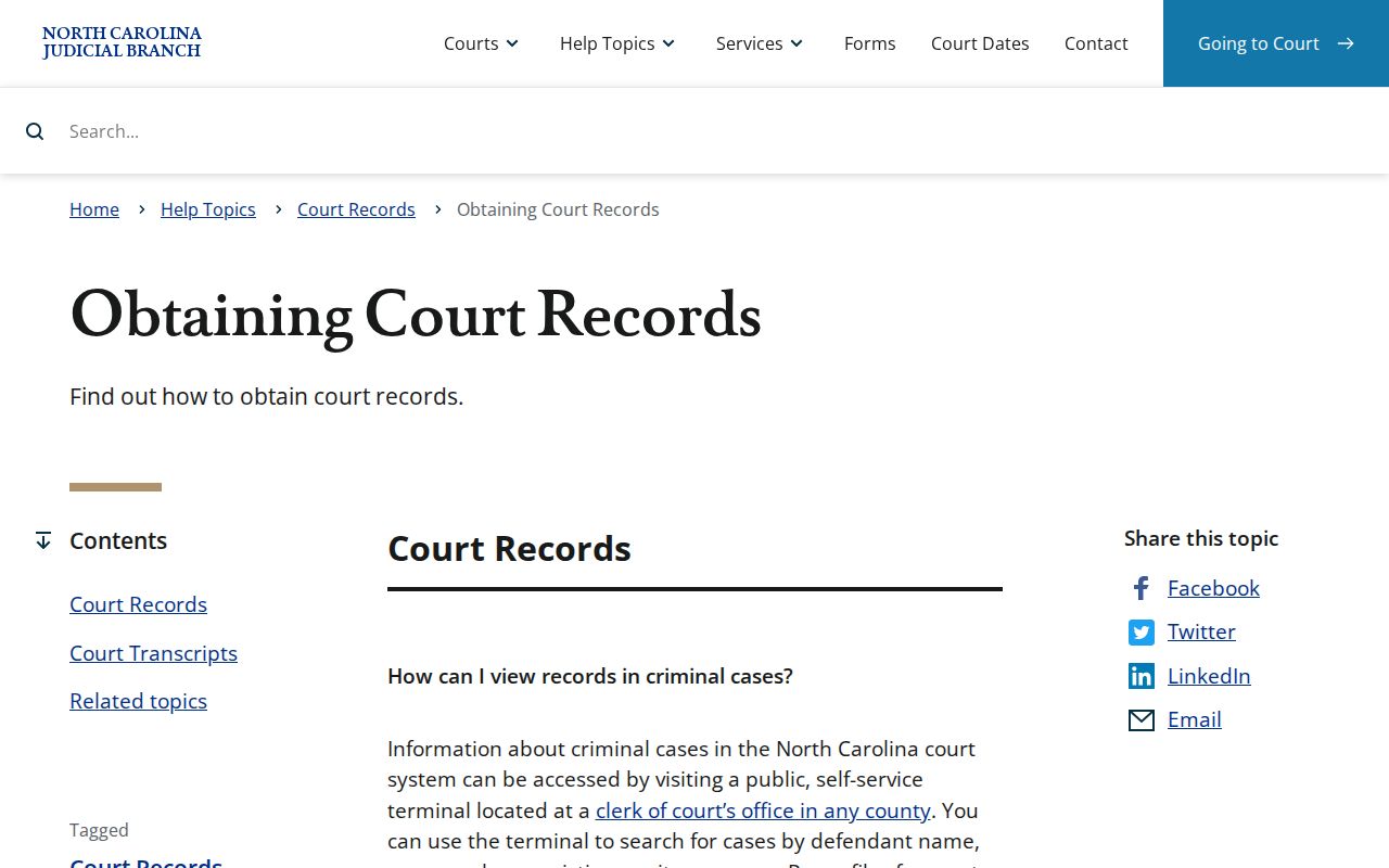 Surry County court records public terminal guidance